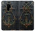 S4106 アンカーと舵輪アート Vintage Maritime Anchor Helm Art Samsung Galaxy S9 Plus バックケース、フリップケース・カバー
