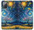 S4081 幻想銀河夜空アート Dreamy Spiral Galaxy Night Sky Art Samsung Galaxy Note 20 バックケース、フリップケース・カバー