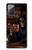 S4102 スカルバーアート Vintage Skull Tavern Artwork Samsung Galaxy Note 20 バックケース、フリップケース・カバー