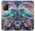 S4084 虹色ファンタジー波 Rainbow Ocean Wave Fantasy Samsung Galaxy Note 20 Ultra, Ultra 5G バックケース、フリップケース・カバー