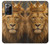 S4093 王冠ライオンアート Royal Lion Portrait Artwork Samsung Galaxy Note 20 Ultra, Ultra 5G バックケース、フリップケース・カバー