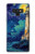 S4092 月夜の灯台風景 Moonlit Lighthouse Coastal Painting Note 9 Samsung Galaxy Note9 バックケース、フリップケース・カバー