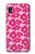 S4097 ピンク花柄 Pink Floral Seamless Pattern Design Samsung Galaxy A10e バックケース、フリップケース・カバー