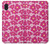 S4097 ピンク花柄 Pink Floral Seamless Pattern Design Samsung Galaxy A10e バックケース、フリップケース・カバー