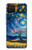 S4081 幻想銀河夜空アート Dreamy Spiral Galaxy Night Sky Art Samsung Galaxy A12 バックケース、フリップケース・カバー