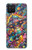 S4085 宇宙船サイケアート Cosmic Spaceship Psychedelic Art Samsung Galaxy A12 バックケース、フリップケース・カバー