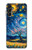 S4081 幻想銀河夜空アート Dreamy Spiral Galaxy Night Sky Art Samsung Galaxy A14 5G バックケース、フリップケース・カバー