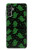 S4087 かわいいおばけ柄 Cute Green Ghost Cartoon Pattern Samsung Galaxy A14 5G バックケース、フリップケース・カバー