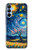 S4081 幻想銀河夜空アート Dreamy Spiral Galaxy Night Sky Art Samsung Galaxy A15 5G バックケース、フリップケース・カバー