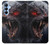 S4094 月夜のオオカミ Wolf Moonlight Fantasy Art Samsung Galaxy A15 5G バックケース、フリップケース・カバー