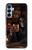 S4102 スカルバーアート Vintage Skull Tavern Artwork Samsung Galaxy A15 5G バックケース、フリップケース・カバー