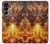 S4090 炎のドラゴンアート Epic Fire Dragon Fantasy Illustration Samsung Galaxy A16 5G バックケース、フリップケース・カバー