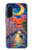 S4083 月夜のベネチア風景 Colorful Painting Moonlit Venice City Samsung Galaxy A17 バックケース、フリップケース・カバー