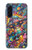 S4085 宇宙船サイケアート Cosmic Spaceship Psychedelic Art Samsung Galaxy A17 バックケース、フリップケース・カバー