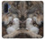 S4089 オオカミと子羊 Gentle Wolf And Lamb Friendship Art Samsung Galaxy A17 バックケース、フリップケース・カバー
