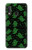 S4087 かわいいおばけ柄 Cute Green Ghost Cartoon Pattern Samsung Galaxy A20e バックケース、フリップケース・カバー