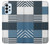 S4082 モダンパッチワーク柄 Modern Geometric Patchwork Pattern Samsung Galaxy A23 バックケース、フリップケース・カバー