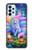 S4088 幻想キツネ精霊 Fantasy Fox Spirit Magical Artwork Samsung Galaxy A23 バックケース、フリップケース・カバー