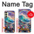 S4084 虹色ファンタジー波 Rainbow Ocean Wave Fantasy Samsung Galaxy A25 5G バックケース、フリップケース・カバー