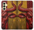S4098 スペイン闘牛アート Span Bull Carved Artwork Samsung Galaxy A25 5G バックケース、フリップケース・カバー