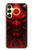 S4099 赤鬼幻想アート Mystic Red Demon Illustration Samsung Galaxy A25 5G バックケース、フリップケース・カバー