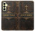 S4109 アンティーク聖書風表紙 Vintage Antique Bible Book Cover Art Samsung Galaxy A25 5G バックケース、フリップケース・カバー