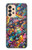 S4085 宇宙船サイケアート Cosmic Spaceship Psychedelic Art Samsung Galaxy A33 5G バックケース、フリップケース・カバー