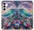 S4084 虹色ファンタジー波 Rainbow Ocean Wave Fantasy Samsung Galaxy A35 5G バックケース、フリップケース・カバー