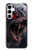 S4094 月夜のオオカミ Wolf Moonlight Fantasy Art Samsung Galaxy A35 5G バックケース、フリップケース・カバー