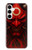 S4099 赤鬼幻想アート Mystic Red Demon Illustration Samsung Galaxy A35 5G バックケース、フリップケース・カバー