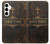 S4109 アンティーク聖書風表紙 Vintage Antique Bible Book Cover Art Samsung Galaxy A35 5G バックケース、フリップケース・カバー