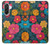 S4105 カラフル花柄 Vibrant Colorful Floral Pattern Samsung Galaxy A36 バックケース、フリップケース・カバー