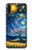 S4081 幻想銀河夜空アート Dreamy Spiral Galaxy Night Sky Art Samsung Galaxy A50 バックケース、フリップケース・カバー