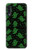S4087 かわいいおばけ柄 Cute Green Ghost Cartoon Pattern Samsung Galaxy A50 バックケース、フリップケース・カバー