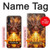 S4090 炎のドラゴンアート Epic Fire Dragon Fantasy Illustration Samsung Galaxy A50 バックケース、フリップケース・カバー