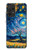 S4081 幻想銀河夜空アート Dreamy Spiral Galaxy Night Sky Art Samsung Galaxy A52, Galaxy A52 5G バックケース、フリップケース・カバー