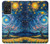 S4081 幻想銀河夜空アート Dreamy Spiral Galaxy Night Sky Art Samsung Galaxy A52, Galaxy A52 5G バックケース、フリップケース・カバー