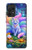 S4088 幻想キツネ精霊 Fantasy Fox Spirit Magical Artwork Samsung Galaxy A52, Galaxy A52 5G バックケース、フリップケース・カバー