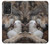 S4089 オオカミと子羊 Gentle Wolf And Lamb Friendship Art Samsung Galaxy A52, Galaxy A52 5G バックケース、フリップケース・カバー