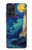 S4092 月夜の灯台風景 Moonlit Lighthouse Coastal Painting Samsung Galaxy A52, Galaxy A52 5G バックケース、フリップケース・カバー