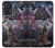 S4110 オオカミと古代紋章 Mystic Wolf Ancient Symbol Artwork Samsung Galaxy A52, Galaxy A52 5G バックケース、フリップケース・カバー