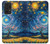 S4081 幻想銀河夜空アート Dreamy Spiral Galaxy Night Sky Art Samsung Galaxy A52s 5G バックケース、フリップケース・カバー