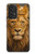 S4093 王冠ライオンアート Royal Lion Portrait Artwork Samsung Galaxy A53 5G バックケース、フリップケース・カバー