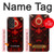 S4099 赤鬼幻想アート Mystic Red Demon Illustration Samsung Galaxy A53 5G バックケース、フリップケース・カバー