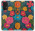 S4105 カラフル花柄 Vibrant Colorful Floral Pattern Samsung Galaxy A53 5G バックケース、フリップケース・カバー