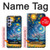 S4081 幻想銀河夜空アート Dreamy Spiral Galaxy Night Sky Art Samsung Galaxy A54 5G バックケース、フリップケース・カバー
