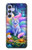 S4088 幻想キツネ精霊 Fantasy Fox Spirit Magical Artwork Samsung Galaxy A54 5G バックケース、フリップケース・カバー