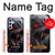 S4094 月夜のオオカミ Wolf Moonlight Fantasy Art Samsung Galaxy A54 5G バックケース、フリップケース・カバー