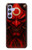S4099 赤鬼幻想アート Mystic Red Demon Illustration Samsung Galaxy A54 5G バックケース、フリップケース・カバー