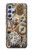 S4100 レトロ科学コラージュ Vintage Scientific Discovery Collage Samsung Galaxy A54 5G バックケース、フリップケース・カバー